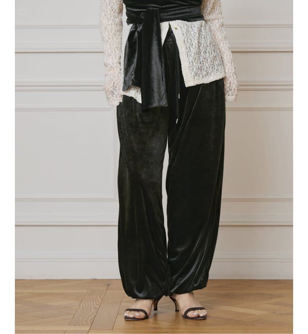 IENA LA BOUCLE「IENA LA BOUCLE トリアセベロアイージーパンツ」|その他|