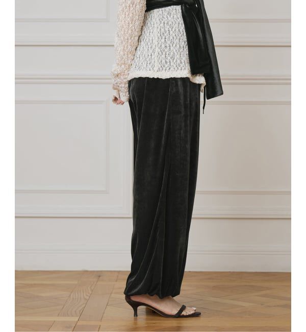 IENA LA BOUCLE「IENA LA BOUCLE トリアセベロアイージーパンツ」|その他|