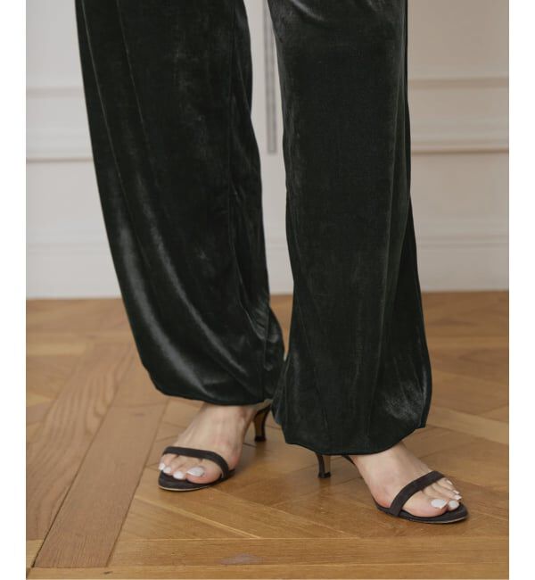 IENA LA BOUCLE「IENA LA BOUCLE トリアセベロアイージーパンツ」|その他|