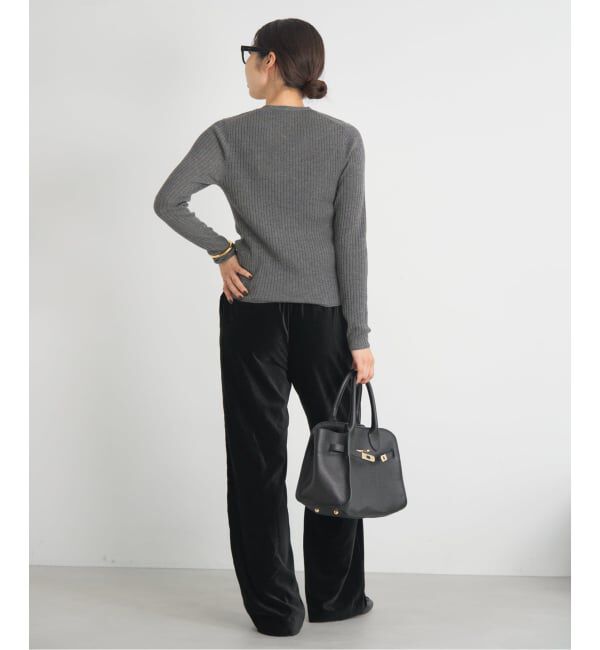 IENA「スカラップドベルベットパンツ」|その他|