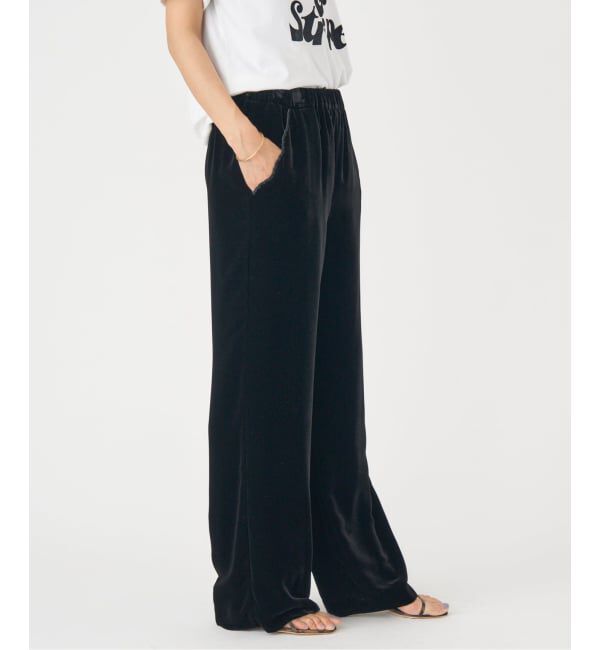 IENA「スカラップドベルベットパンツ」|その他|