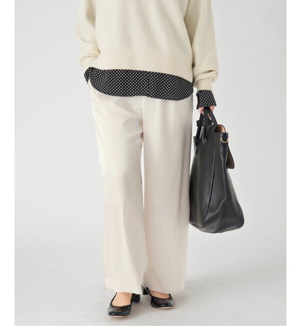 IENA「ダブルサテンイージーパンツ」|その他|