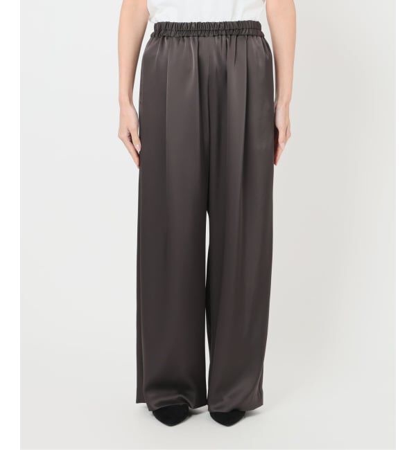 IENA「ダブルサテンイージーパンツ」|その他|