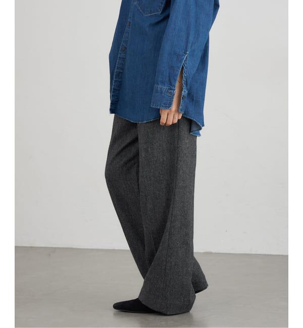 IENA「《追加》ウォッシャブル ツイードイージースラックス」|その他|