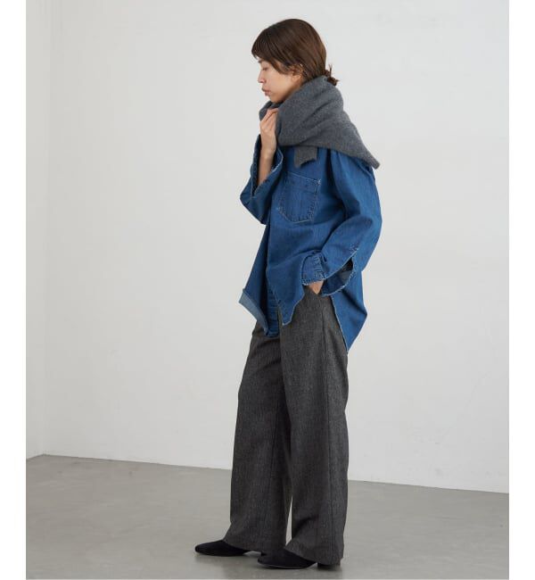 IENA「《追加》ウォッシャブル ツイードイージースラックス」|その他|