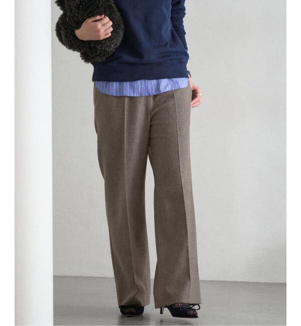 IENA「《追加》ウォッシャブル ツイードイージースラックス」|その他|