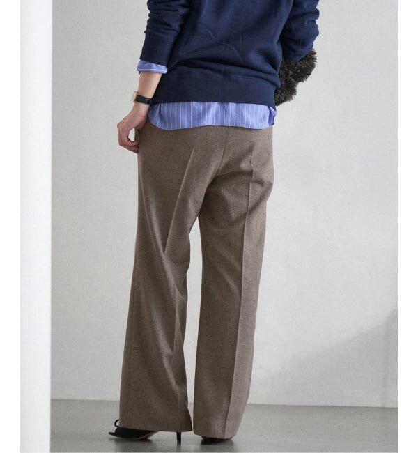 IENA「《追加》ウォッシャブル ツイードイージースラックス」|その他|