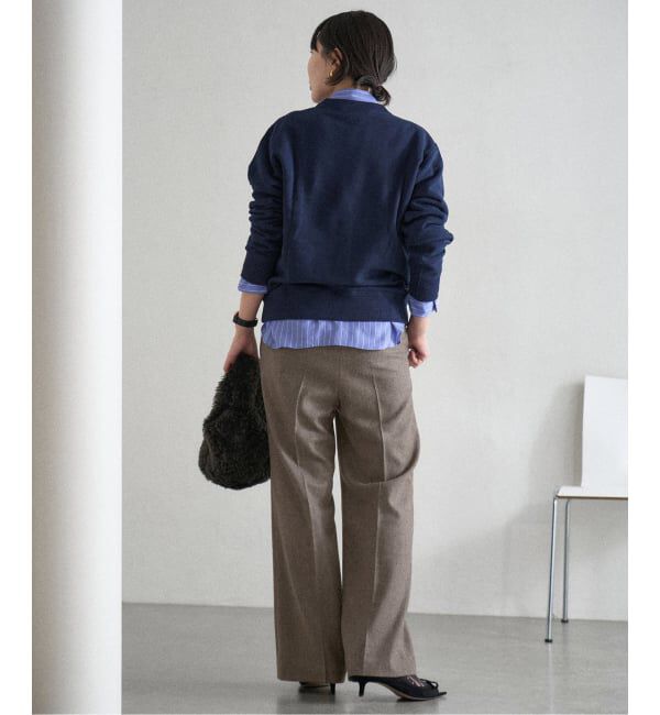 IENA「《追加》ウォッシャブル ツイードイージースラックス」|その他|