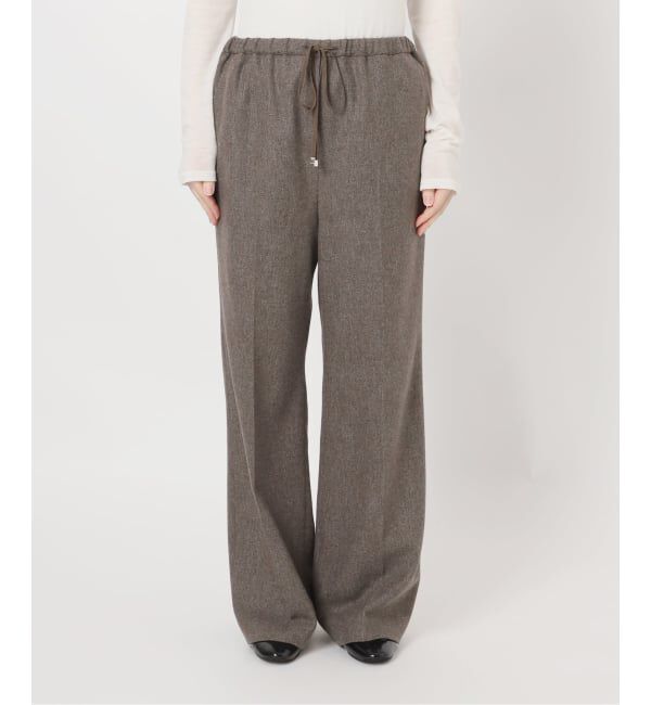 IENA「《追加》ウォッシャブル ツイードイージースラックス」|その他|