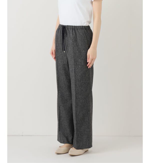 IENA「《追加》ウォッシャブル ツイードイージースラックス」|その他|