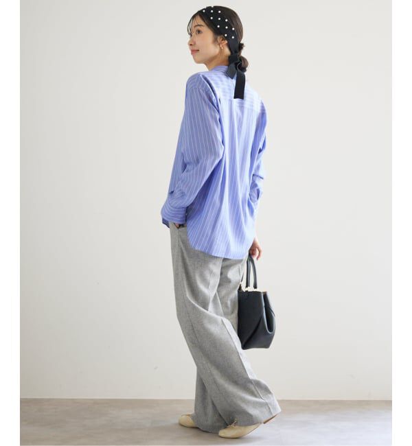 IENA「《追加》ウォッシャブル ツイードイージースラックス」|その他|