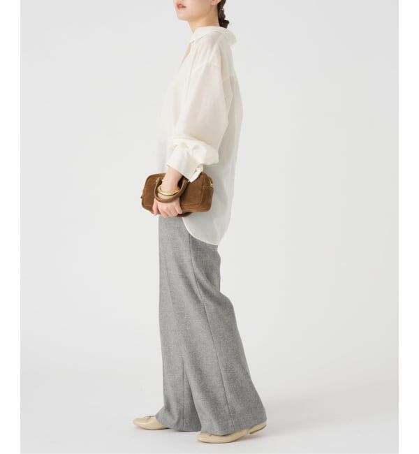 IENA「《追加》ウォッシャブル ツイードイージースラックス」|その他|