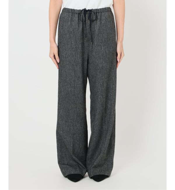 IENA「《追加》ウォッシャブル ツイードイージースラックス」|その他|