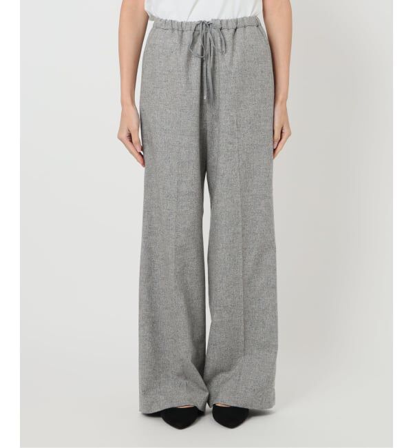 IENA「《追加》ウォッシャブル ツイードイージースラックス」|その他|