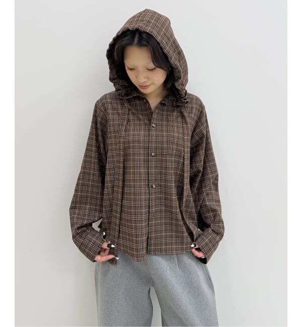 Oriens JOURNAL STANDARD「チェックフーディーシャツ」|シャツ・ブラウス|