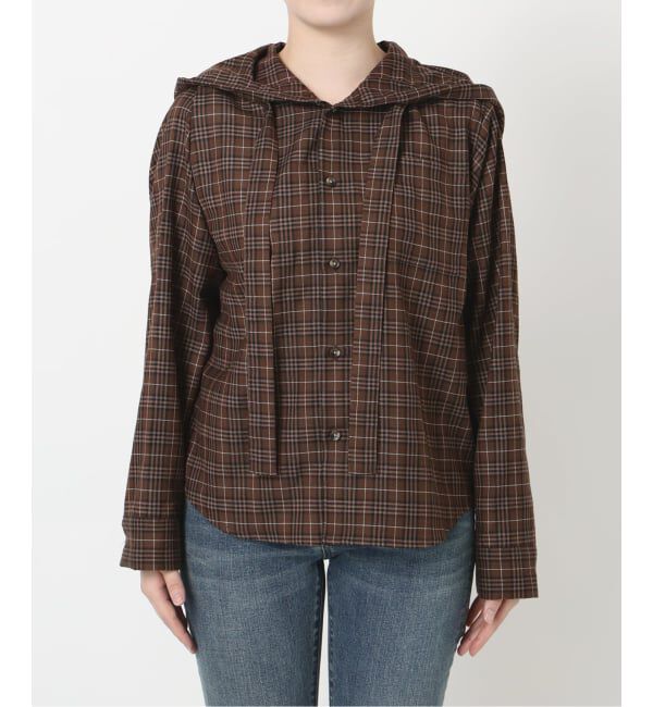 Oriens JOURNAL STANDARD「チェックフーディーシャツ」|シャツ・ブラウス|
