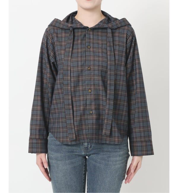 Oriens JOURNAL STANDARD「チェックフーディーシャツ」|シャツ・ブラウス|