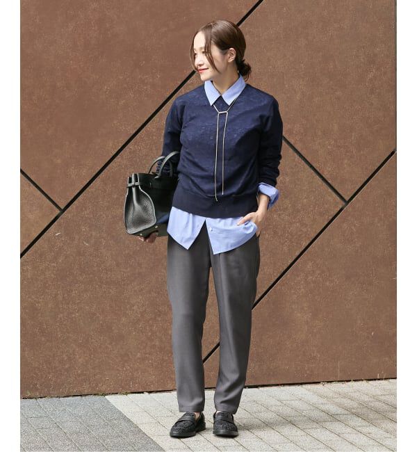 JOURNAL STANDARD「ウールライクストレッチイージーテーパードパンツ」|その他|