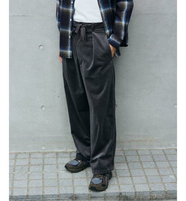 JOURNAL STANDARD「トリコット ベロア フェード オーバー パンツ」|その他|
