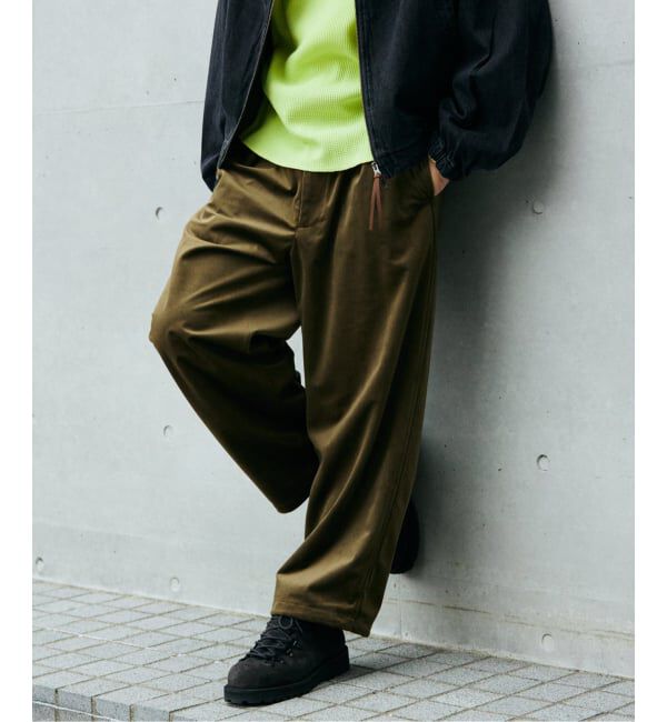 JOURNAL STANDARD「トリコット ベロア フェード オーバー パンツ」|その他|