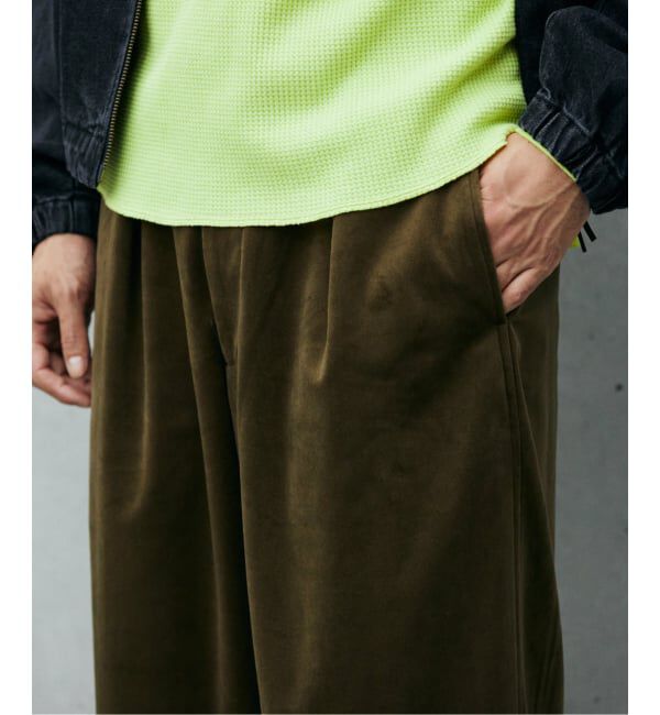 JOURNAL STANDARD「トリコット ベロア フェード オーバー パンツ」|その他|