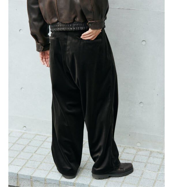 JOURNAL STANDARD「トリコット ベロア フェード オーバー パンツ」|その他|