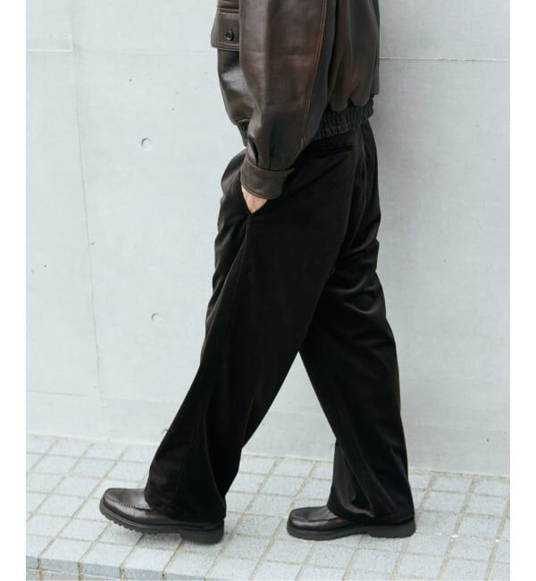 JOURNAL STANDARD「トリコット ベロア フェード オーバー パンツ」|その他|