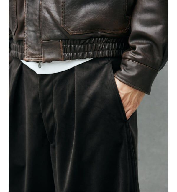 JOURNAL STANDARD「トリコット ベロア フェード オーバー パンツ」|その他|