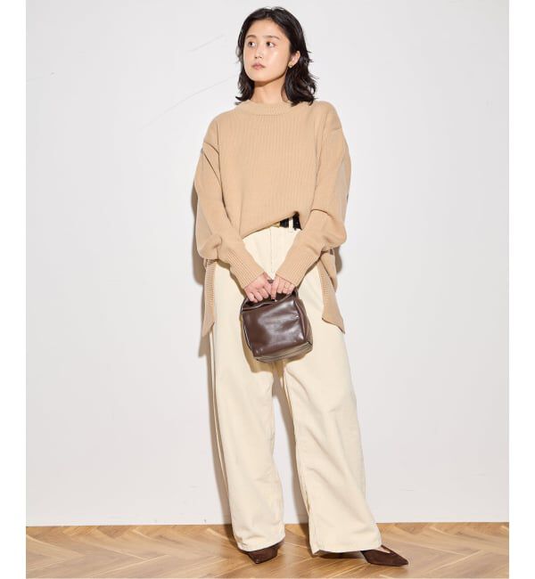 journal standard L'essage「【R2W/アールツーダブリュー】NICOLAS ROUND KN：ニット」|ニット・セーター|