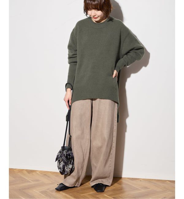 journal standard L'essage「【R2W/アールツーダブリュー】NICOLAS ROUND KN：ニット」|ニット・セーター|