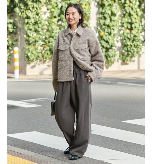 JOURNAL STANDARD「《追加3》ウールライクストレッチワイドパンツ」|その他|