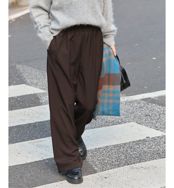 JOURNAL STANDARD「《追加3》ウールライクストレッチワイドパンツ」|その他|