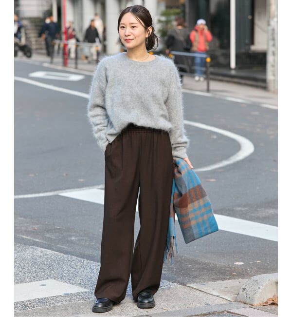 JOURNAL STANDARD「《追加3》ウールライクストレッチワイドパンツ」|その他|