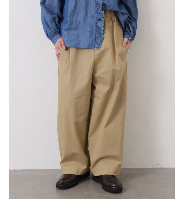 journal standard luxe「ツイルストレッチ イージーパンツ」|その他|ベージュ