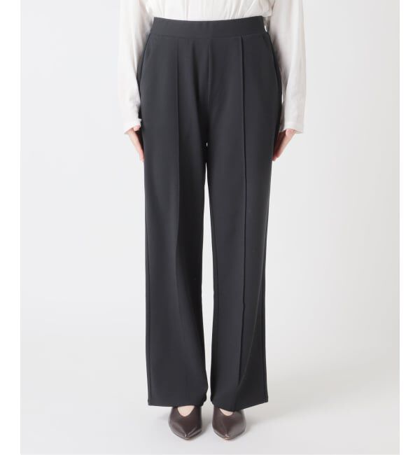 JOURNAL STANDARD relume「NONIRONジョーゼットワイドストレートパンツ」|その他|