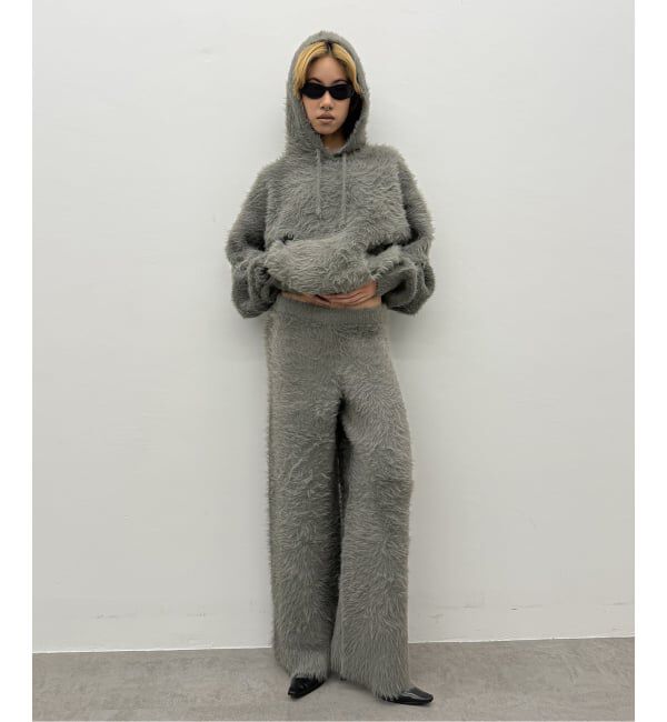 Oriens JOURNAL STANDARD「ファーファーニットパンツ」|その他|グレーA