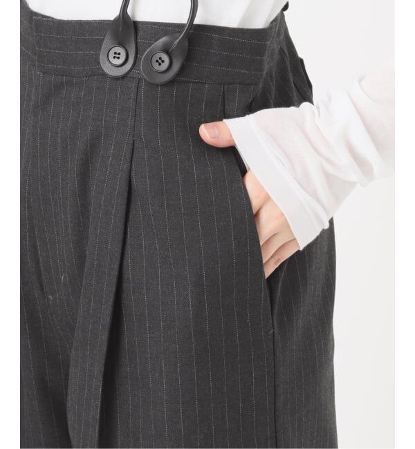 Spick and Span「サスペンダー付きワイドストレートパンツ」|その他|