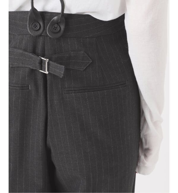 Spick and Span「サスペンダー付きワイドストレートパンツ」|その他|