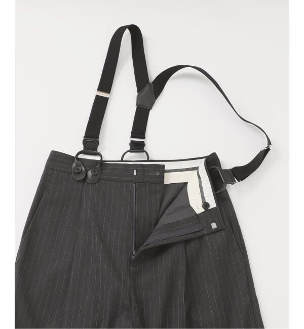 Spick and Span「サスペンダー付きワイドストレートパンツ」|その他|