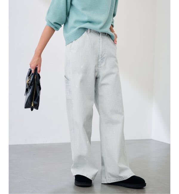 FRAMeWORK「ブリーチリペアヒッコリーパンツ」|その他|