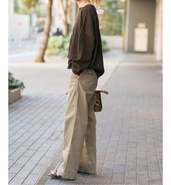 Spick and Span「《新色有り / 追加》ルーズベイカーパンツ」|カーゴ|