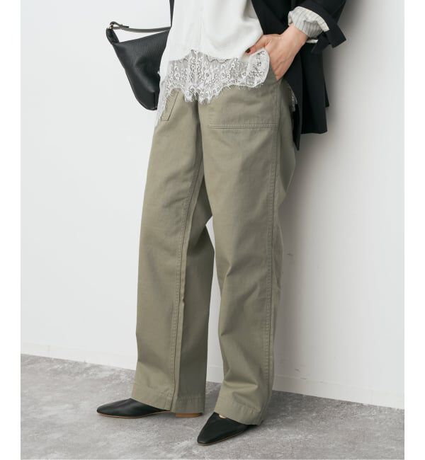 Spick and Span「《新色有り / 追加》ルーズベイカーパンツ」|カーゴ|