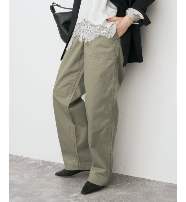 Spick and Span「《新色有り / 追加》ルーズベイカーパンツ」|カーゴ|