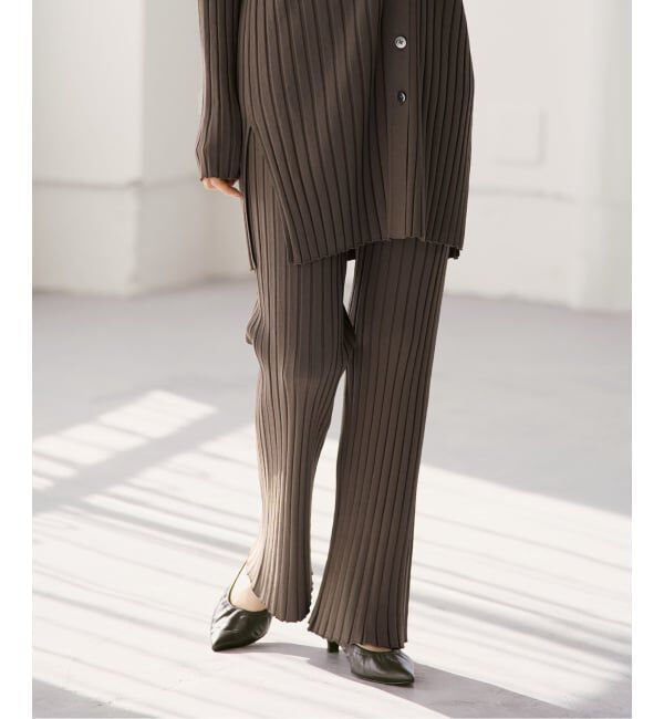 NOBLE「《セットアップ対応》RY/PL ワイドリブ パンツ」|その他|