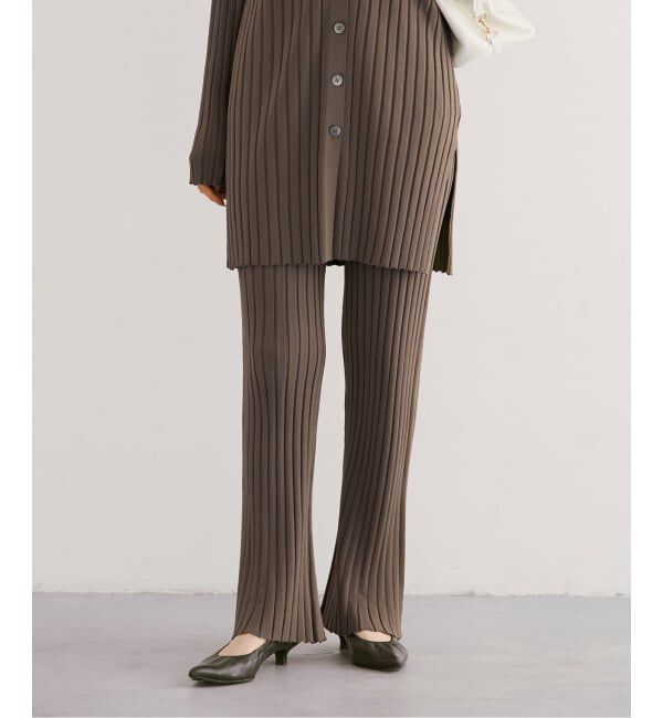 NOBLE「《セットアップ対応》RY/PL ワイドリブ パンツ」|その他|