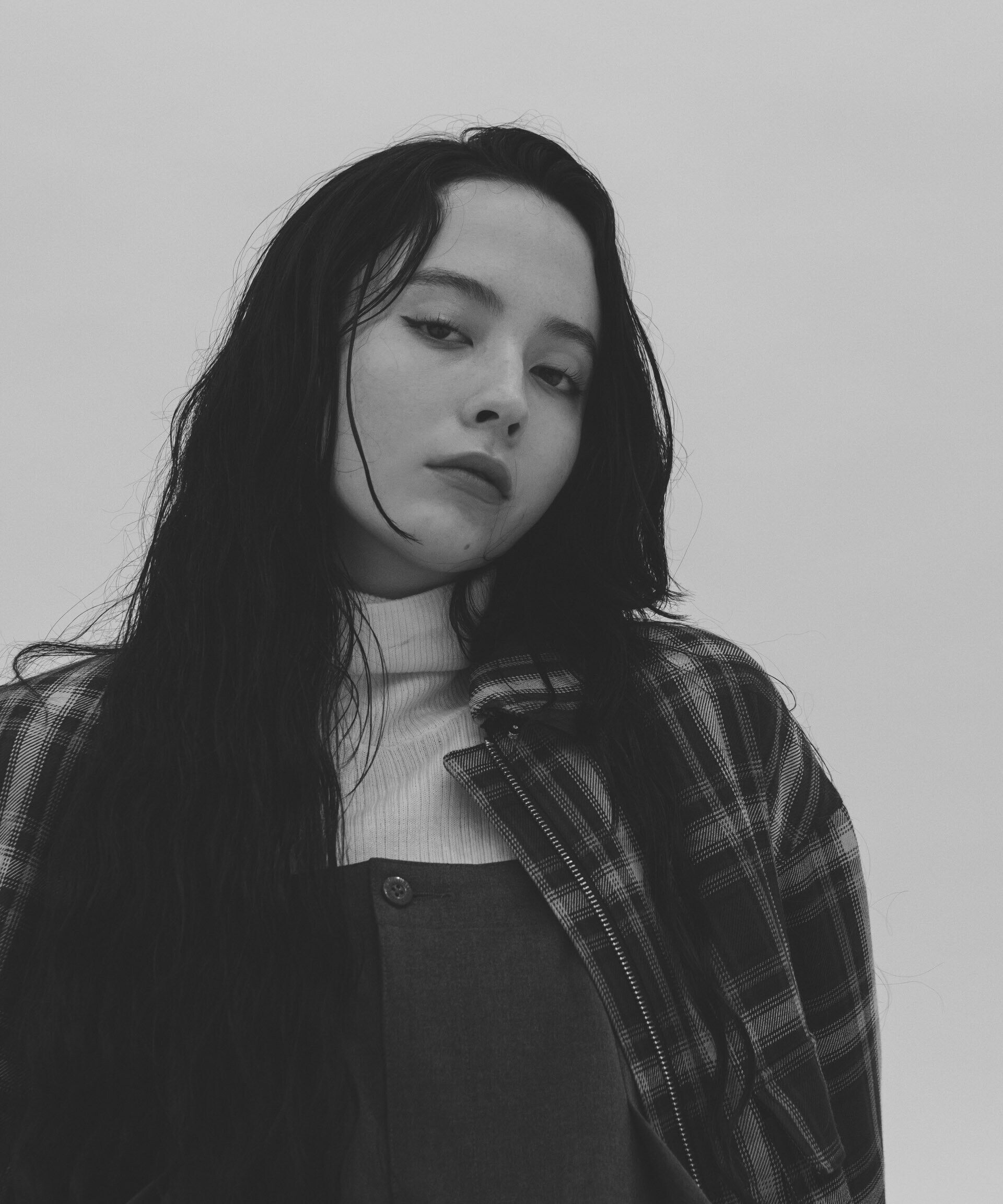 nano･universe「チェックショートブルゾン」|ブルゾン・スタジャン|