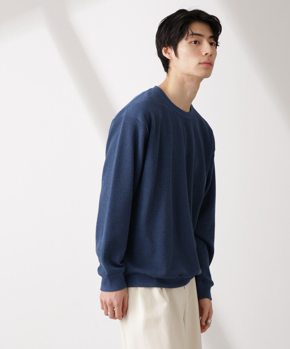 nano･universe「テックワッフルクルーネックTシャツ」|Tシャツ・カットソー|