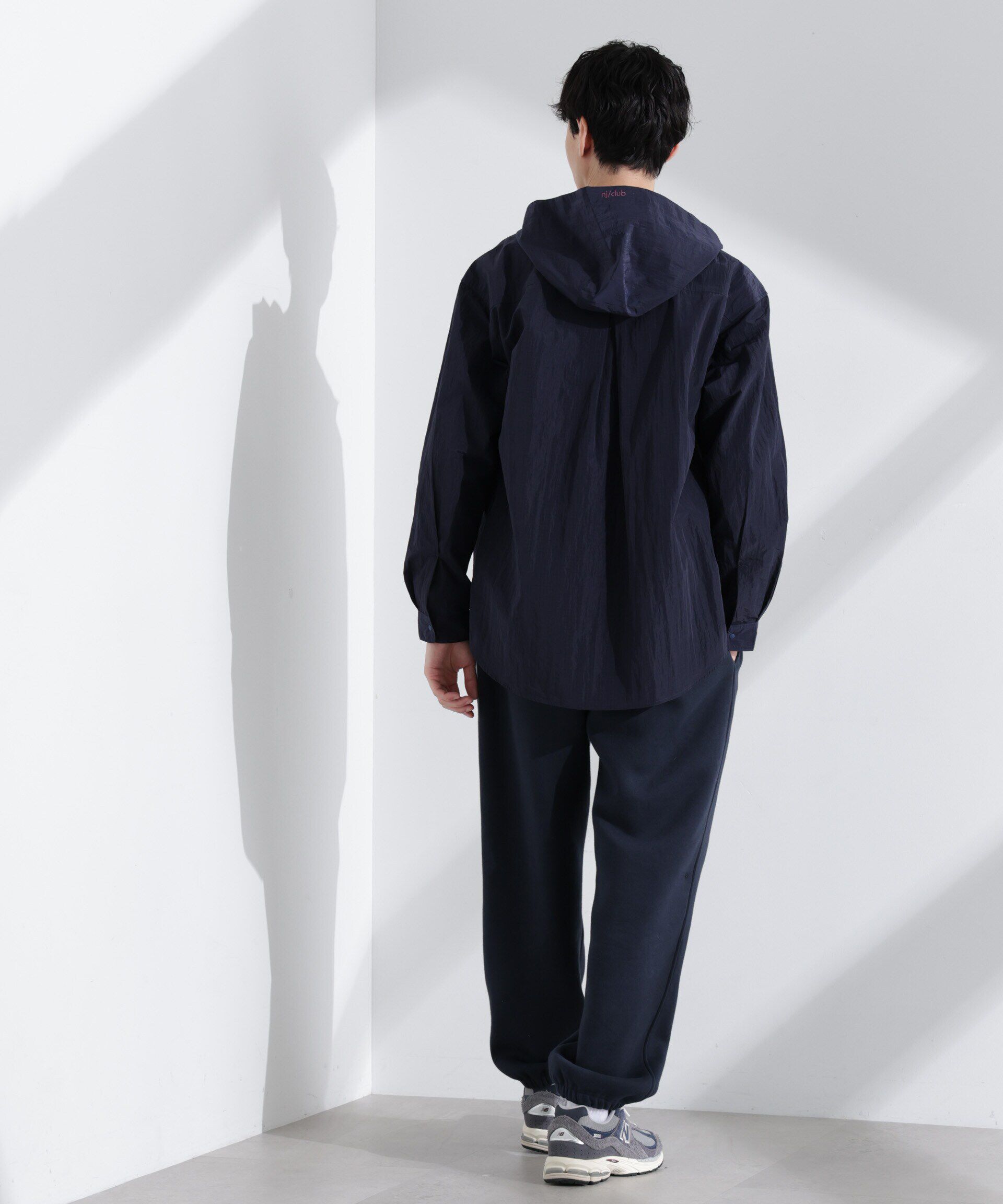 nano･universe「「NJ/CLUB」リップストップ撥水フードシャツ」|シャツ・ブラウス|