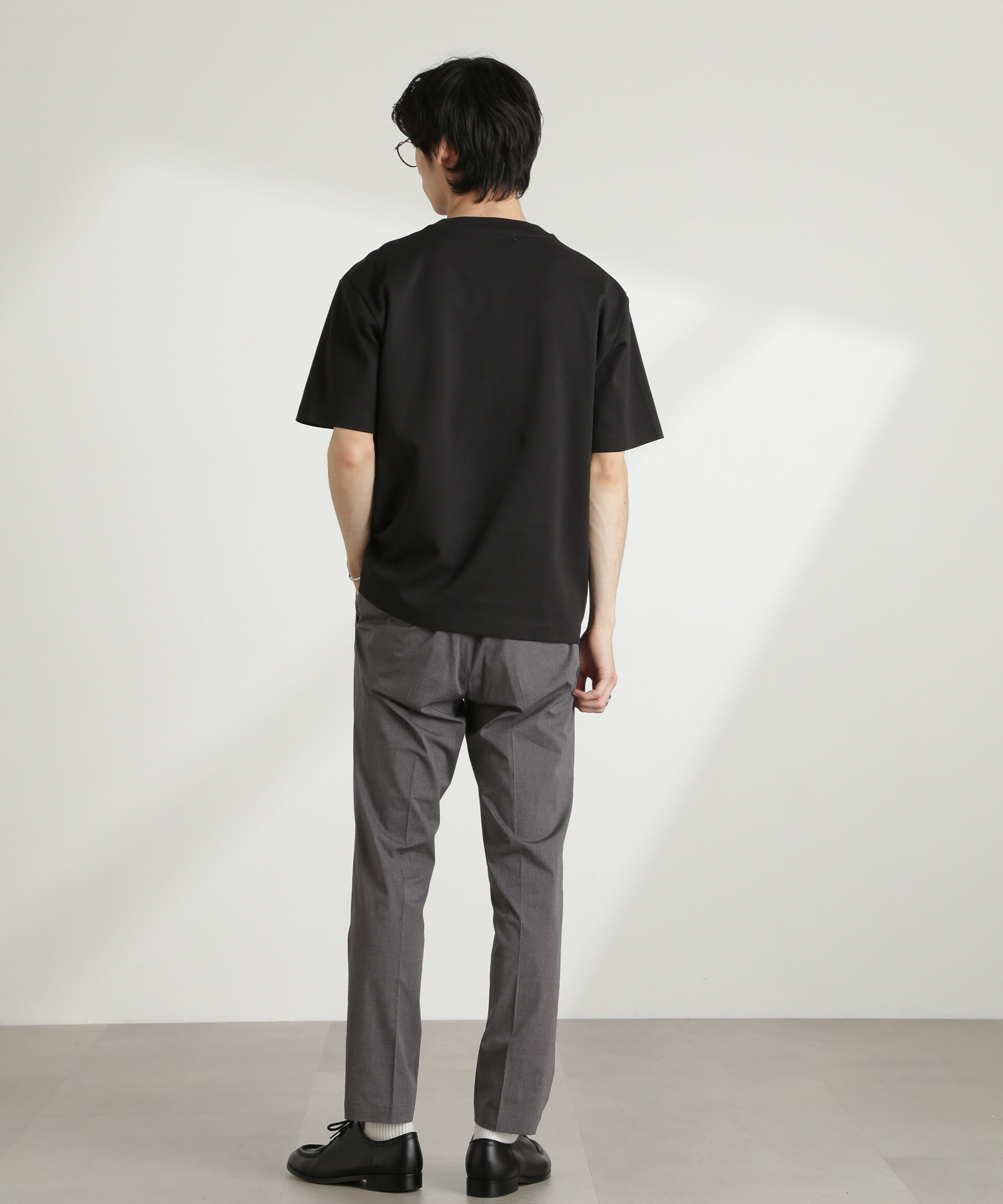 nano･universe「ダブルスムースクルーネックBIGTシャツ 半袖」|Tシャツ・カットソー|