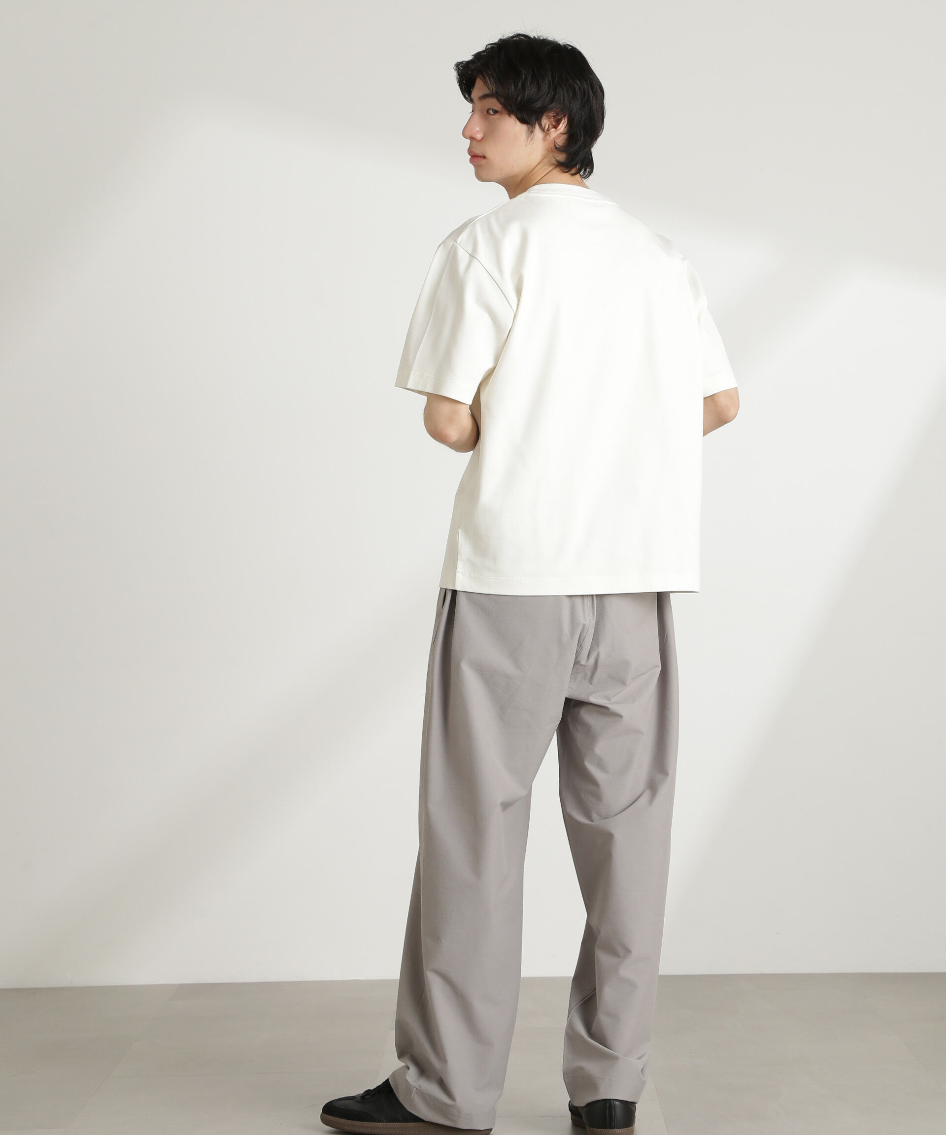 nano･universe「ダブルスムースクルーネックBIGTシャツ 半袖」|Tシャツ・カットソー|